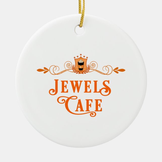 Bijoux Café Ornement de Noël (Devant)