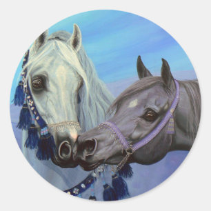 Bijoux du désert Autocollants pour chevaux arabes