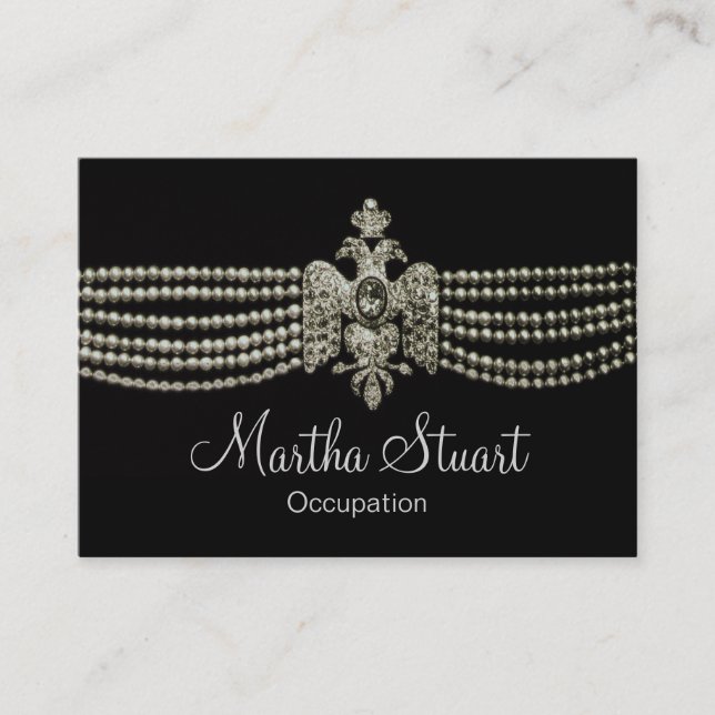 Bijoux en cartier - Carte de visite (Devant)