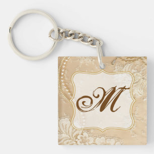 Bijoux en dentelle vintage Porte - clé victorien