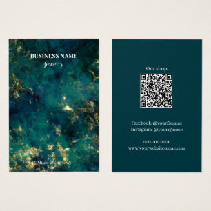 Bijoux en marbre d'émeraude Boucles d'affaires