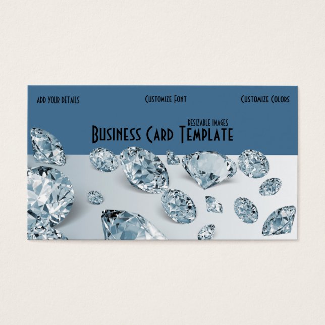 Bijoux en strass Gems Diamant (Devant)