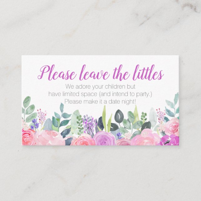 Bijoux Floral Pas de carte de boîtier pour enfants (Devant)