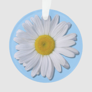 Bijoux - Pendentif - Nouvelle marguerite sur bleu