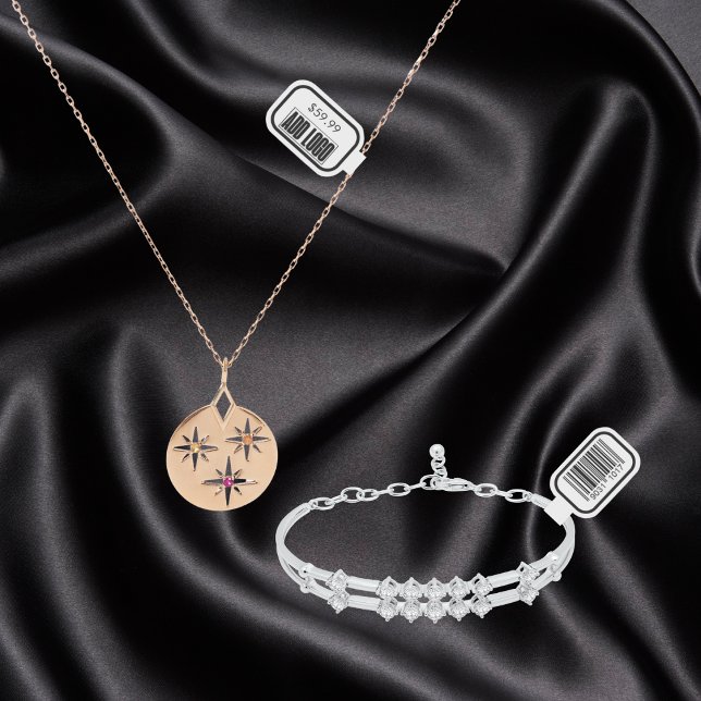 Bijoux Prix Étiquette Avec Logo Professionnel & Co (Créateur téléchargé)