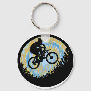 Bike Alpine Ascent Keychain
