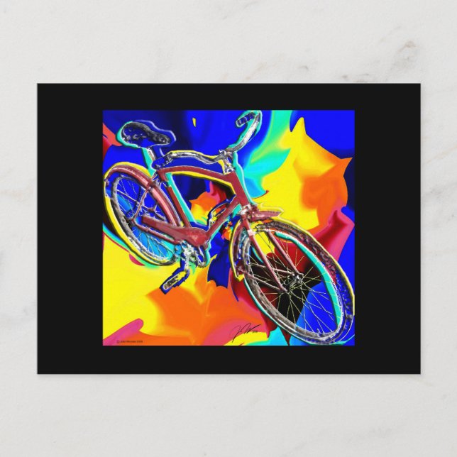 bike art postcard (Front)
