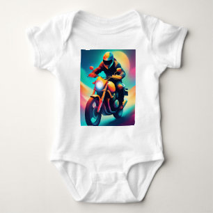 bike baby bodysuit
