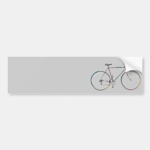 bike , bicycle ; biking / cycling bumper sticker
