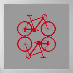 bike , bicycle ; biking / cycling poster
