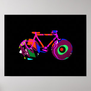 bike , bicycle ; biking / cycling poster