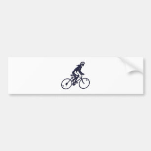 bike biker bike rider bumper sticker