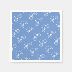Bike Boys White Napkin