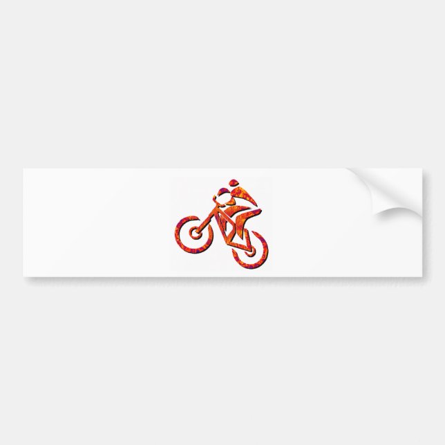 Bike Brother Man Bumper Sticker (Front)