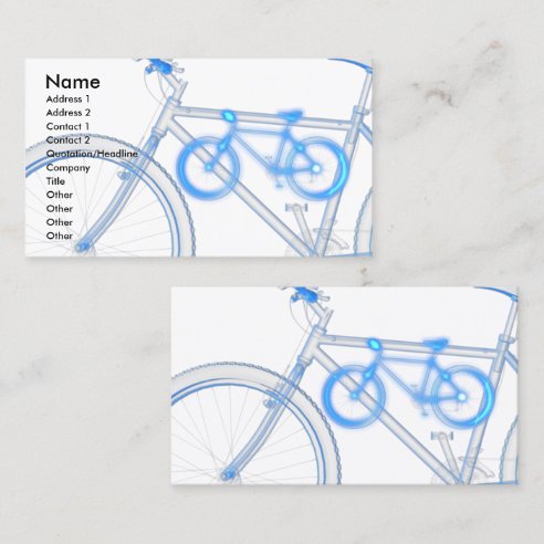 Bike Business Cards & Profile Cards | Zazzle CA