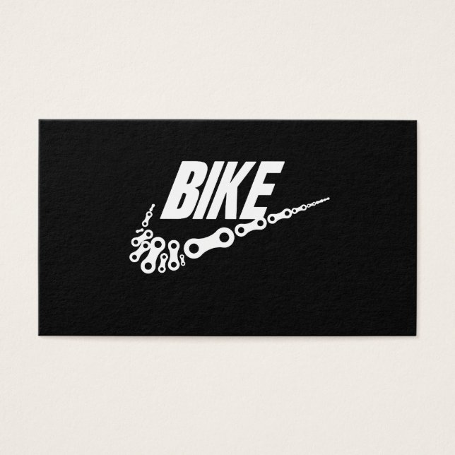 Bike Chain Links Swoosh Short Sleeve Gildan Tee Bm (Front)
