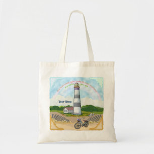 Bike Choice Lighthouse tote bag