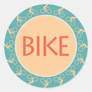 Bike Classic Round Sticker