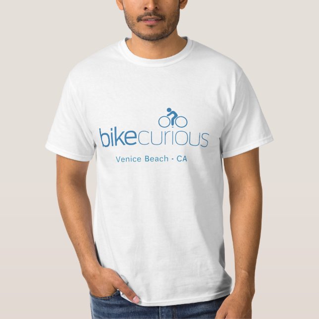 Bike Curious Tee - Venice Beach (Front)