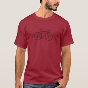bike cycle vintage old fashion cool school retro c T-Shirt