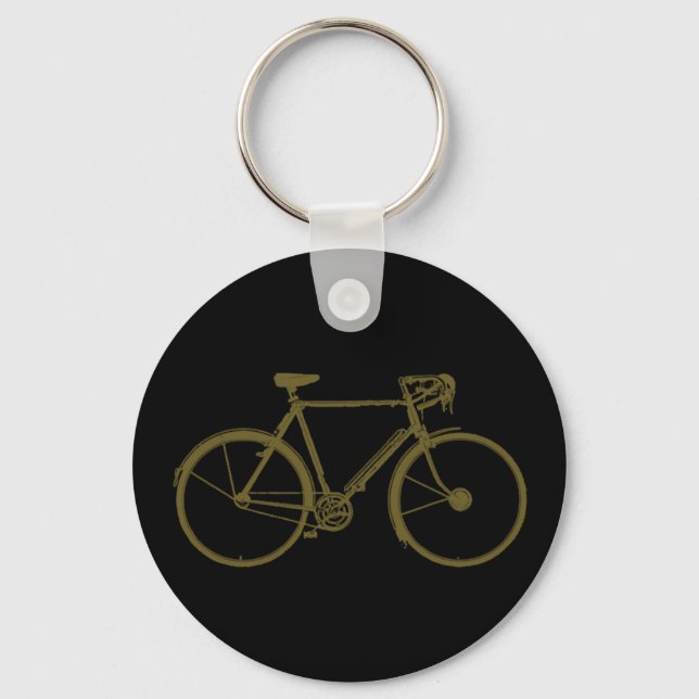 bike - cycling keychain (Front)