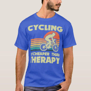 Bike Cycling Therapy Cyclist Mountain Bike Riding  T-Shirt