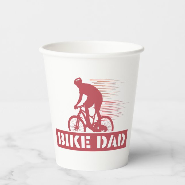 Bike Dad Paper Cups (Front)
