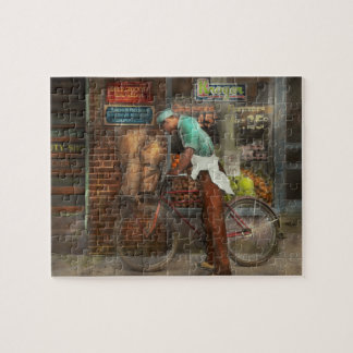 Bike - Delivering groceries 1938 Jigsaw Puzzle