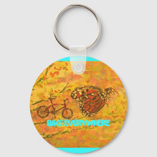 Bike Everywhere Keychain (Front)