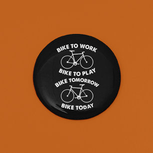 Bike Forever - Cool Cycling 2 Inch Round Button