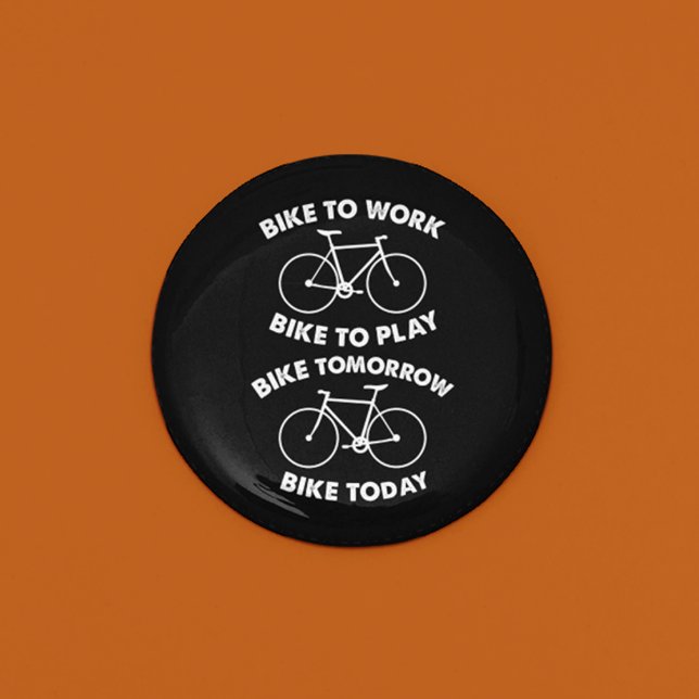 Bike Forever - Cool Cycling 2 Inch Round Button (Creator Uploaded)