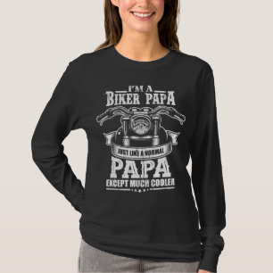 Bike Grandpa Motorcycle Rider Retirement Gift Papa T-Shirt