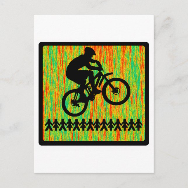 Bike Hot Seat Postcard (Front)