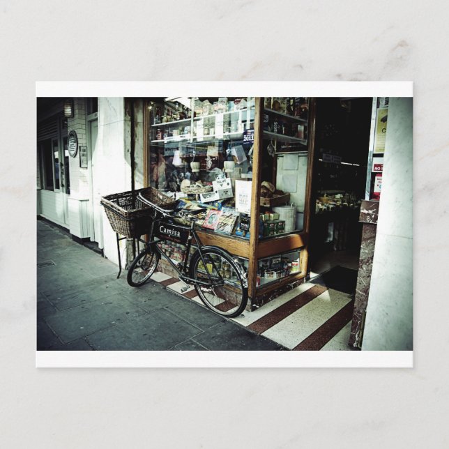 Bike in Soho Postcard (Front)