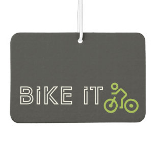 BIKE IT - Green Biking Symbol Air Freshener