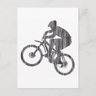 Bike Jimi Hazy Postcard