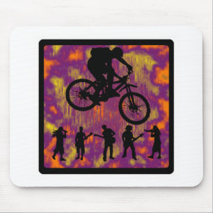 Bike Left Hand Mouse Pad