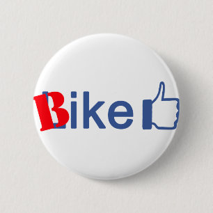 Bike Like 2 Inch Round Button