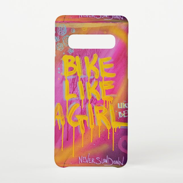 Bike like a girl samsung galaxy case (Back)
