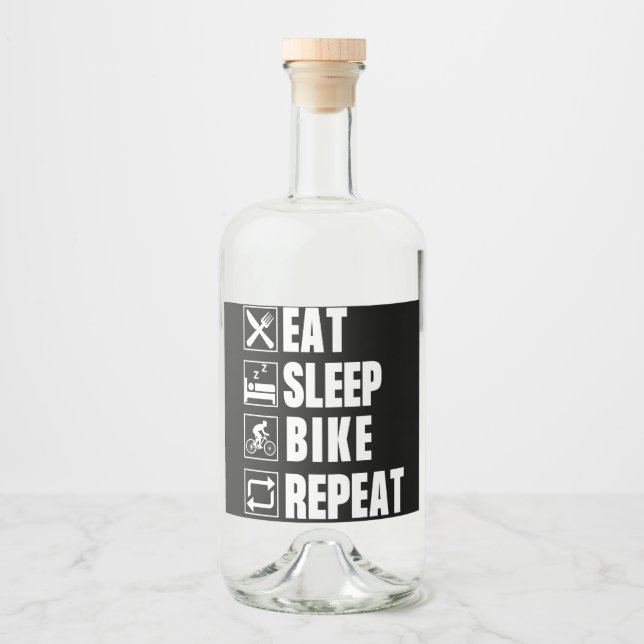 BIKE LIQUOR BOTTLE LABEL (Front)