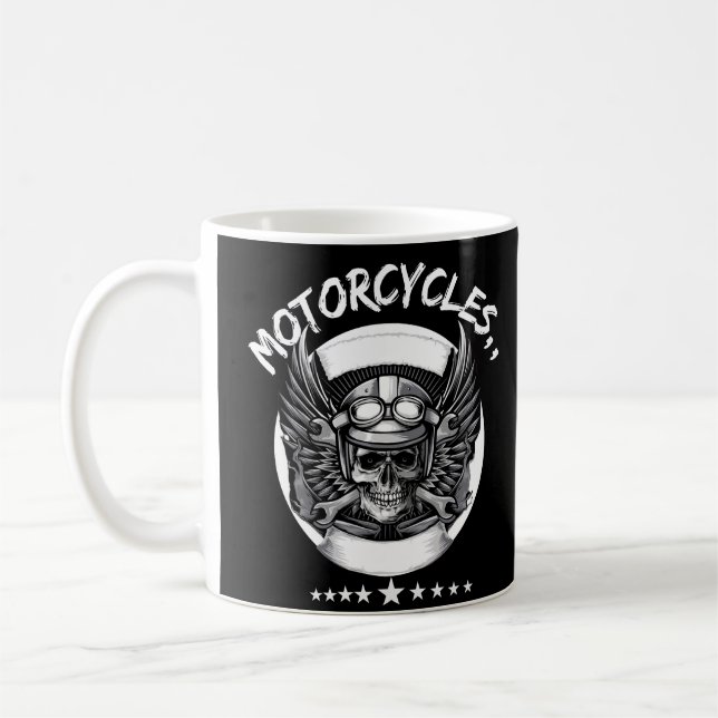bike lover coffee mug (Left)