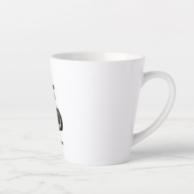Bike Lover  Latte Mug (Right)