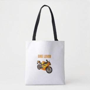 Bike Lover Motorcycle T-Shirt Sport Bike Rider D Tote Bag