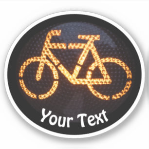 Bike lovers and sustainable mobility bicycle stick
