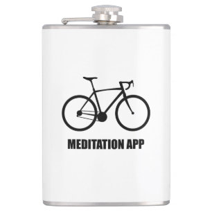 Bike Meditation App Hip Flask