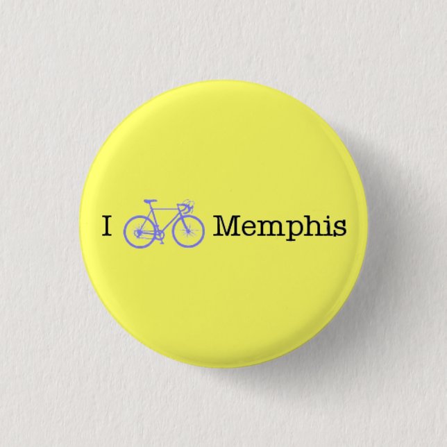 Bike Memphis 1 Inch Round Button (Front)