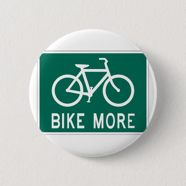 Bike More 2 Inch Round Button (Front)