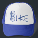 BIKE Motivational Word art made from Bike Parts Trucker Hat<br><div class="desc">BIKE Motivational Word art made from Bike Parts</div>
