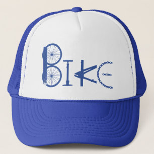 BIKE Motivational Word art made from Bike Parts Trucker Hat