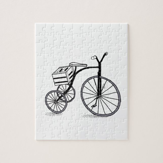 Bike on 3 wheels jigsaw puzzle (Vertical)